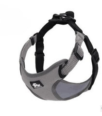 Dog chest harness vest type reflective dog leash