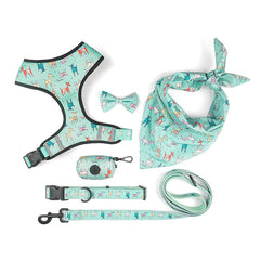 Pet Dog Leash Harness With Bow